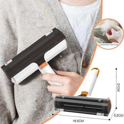 Two-Way Pet Hair Remover Lint Roller for sofa