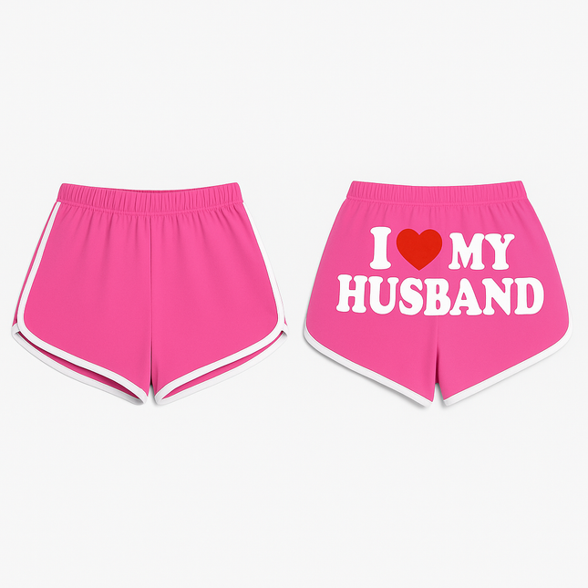 Women’s Pink Heart Shorts