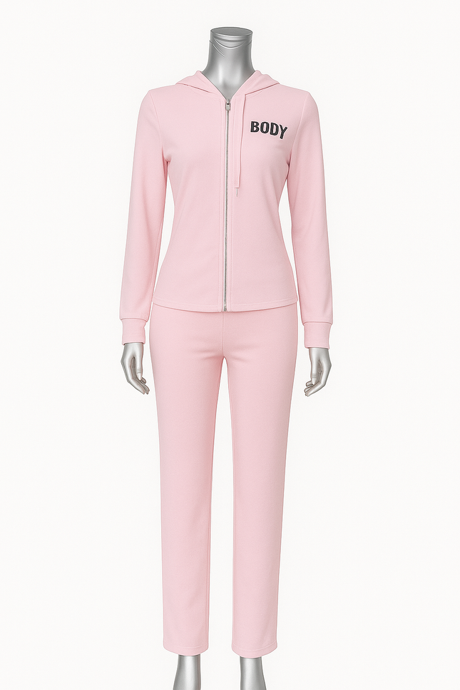 Women’s Pink Tracksuit Set