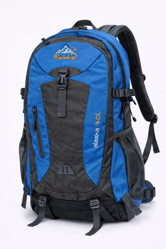 Alaska 40L Outdoor Hiking Backpack – Durable Travel & Camping Rucksack