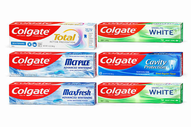Colgate Toothpaste Collection – Complete Oral Care Solution