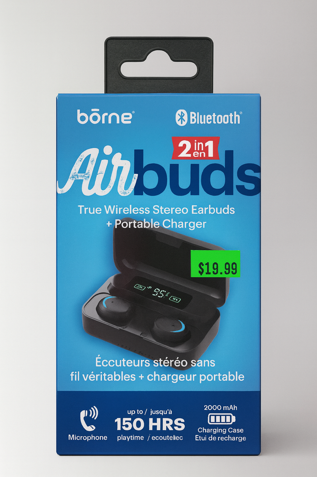 BORN AIR BUDS Bluetooth
