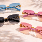 Luxury Chain Frameless Sunglasses