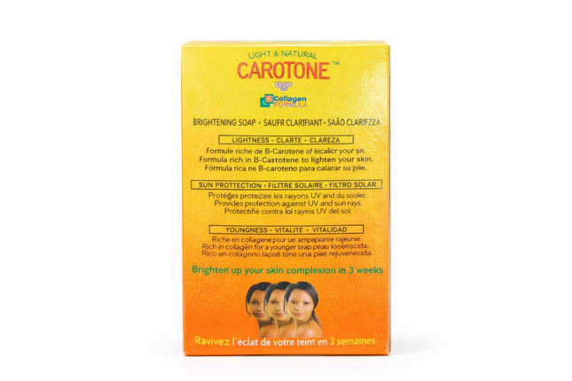 Carotone Light &amp; Natural Brightening Soap – With Carrot Oil &amp; Collagen