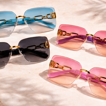Luxury Chain Frameless Sunglasses