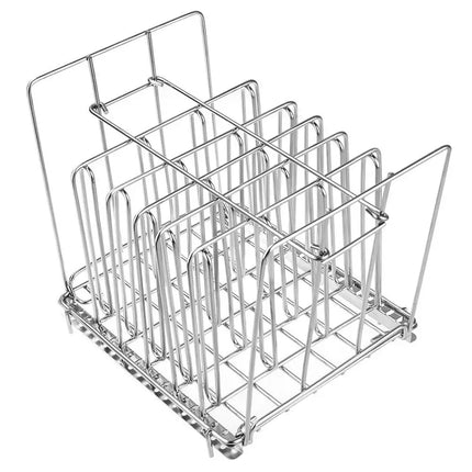 Stainless Steel Sous Vide Rack , 11L Sous Vide Cooker Containers Detachable Dividers Separator for Immersion Circulators