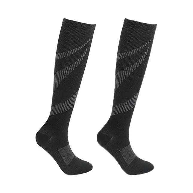 Compression Socks Fit For Sports Black compression socks Anti Fatigue Pain Relief Knee High Stockings Men Women