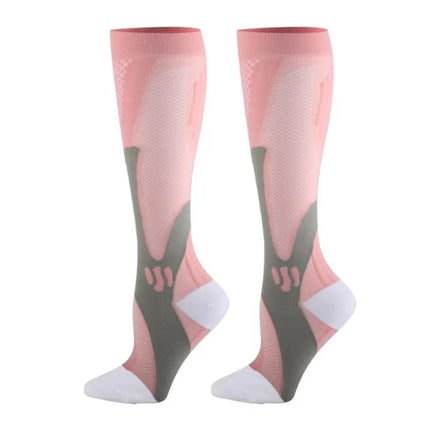 Compression Socks Fit For Sports Black compression socks Anti Fatigue Pain Relief Knee High Stockings Men Women