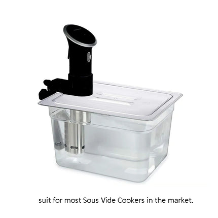 BioloMix Sous Vide 11L Container Bath with Lid for Circulator Sous Vide Culinary  Cooker Fits Most of Sous vide ooker