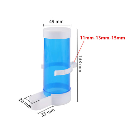 Bird Water Drinker Feeder Automatic Drinking Fountain Pet Parrot Cage Bottle Drinking Cup Bowls Pet Bird Supplies Dispenser