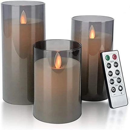 LED Electronic Candle Light Remote Control Candle Full Set For Home Christmas Wedding Decor