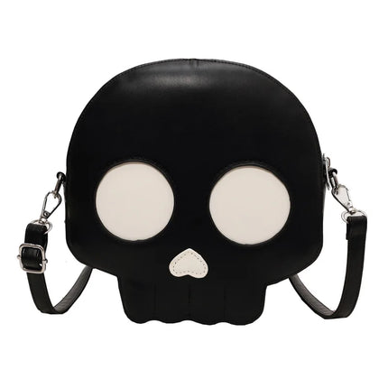 Novelty Halloween Ghost Bag Gift Women Gothic Shoulder Bag Devil Skull Funny Crossbody Bags Female Girls Ghost Handbags Purse
