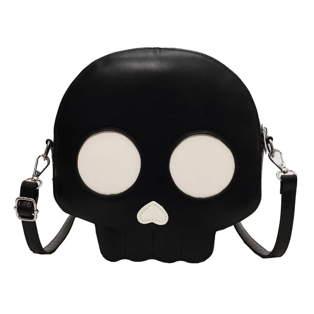 Novelty Halloween Ghost Bag Gift Women Gothic Shoulder Bag Devil Skull Funny Crossbody Bags Female Girls Ghost Handbags Purse