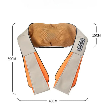 Shoulder Massager Shiatsu Neck  Hot Compress Cervical Massagers Cars Home Kneading Massaging Shawl Electric Necks Waist Shawls