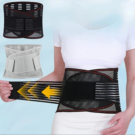 Lumbar Support Belt Anti-Skid Back Braces Waist Belt for Men Women Work Lower Back Pain Relief Spine Lumbar Support Belt