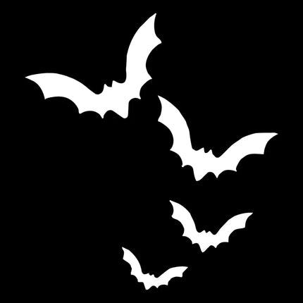 Halloween Bat Car Mirror Stickers