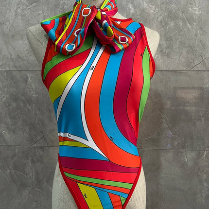 2025 Bikini Headband Swimwear Women's Sexy Swimsuit Designer Brand Lady Beachwear Scarf Bathing Suits