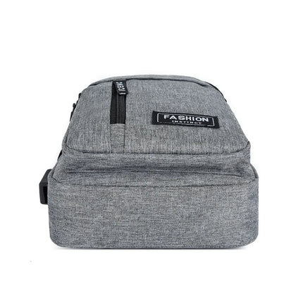 2025 New Multifunctional Chest Bag Men's Fashion Trend Oxford Cloth Shoulder Bag Korean Style Casual Waterproof Messenger Bag