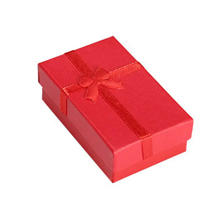 Bow Jewelry Box Necklace Earring Bracelet Organizer Jewelry Gift Box Storing Cardboard Bracelet Holder Jewelry Packaging Boxes