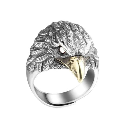 925 Sterling Silver Eagle Adjustable Rings For Women Man Luxury Jewelry Wholesale Dropshippin