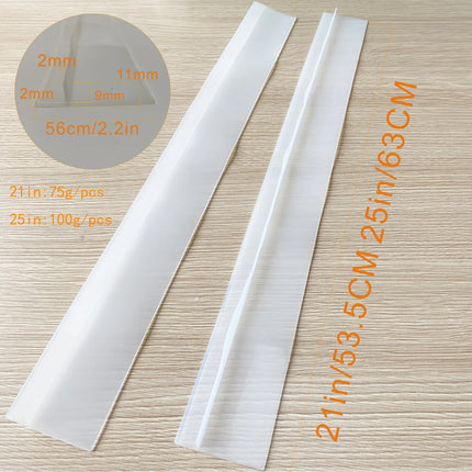 Silicone Stove Counter Gap Cover Set of 2 Silicone Kitchen Gap Filler Heat Resistant Silicone Stove Counter Gap Filler 21''/25''