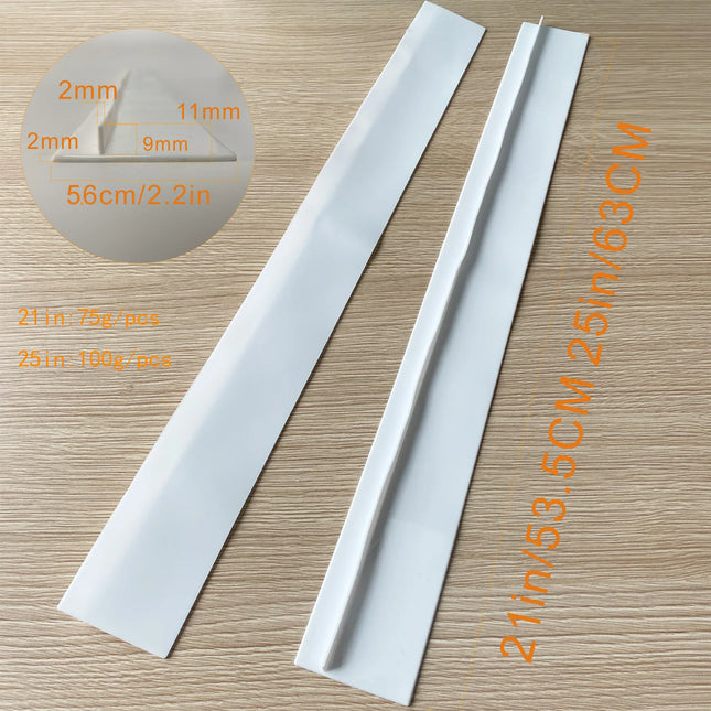 Silicone Stove Counter Gap Cover Set of 2 Silicone Kitchen Gap Filler Heat Resistant Silicone Stove Counter Gap Filler 21''/25''