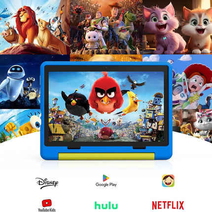 Kid Tablet 10 Inch Android 14 Octa Core 8GB RAM 64GB ROM 128GB Expandable 5000mAh WiFi Bluetooth Children's Gift Kids Software