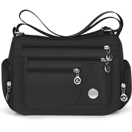 New style neutral nylon fabric ladies' handbag Oxford cloth shoulder strap crossbody bag travel bag multi-compartment casual bag