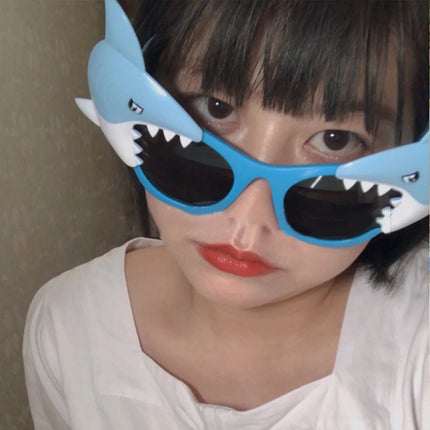 Hawaii Beach Shark Glasses Marine Animal Sunglasses Funny Photo Props Spooky Party Glasses