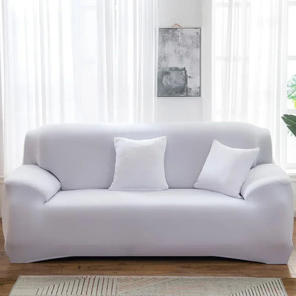 1/2/3/4 Seater Silk Cool Sofa Cover for Living Room L Shap Coner Couh Cover 2024 Spandex Extenble Sofa Protecter Unti Cat Dog