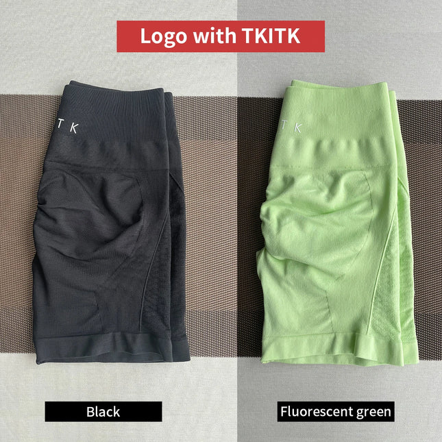 Newly listed price 2Pcs TKITK Shorts Women Soft Workout Tights Fitness Outfits Yoga Shorts Gym Wear Biker Shorts