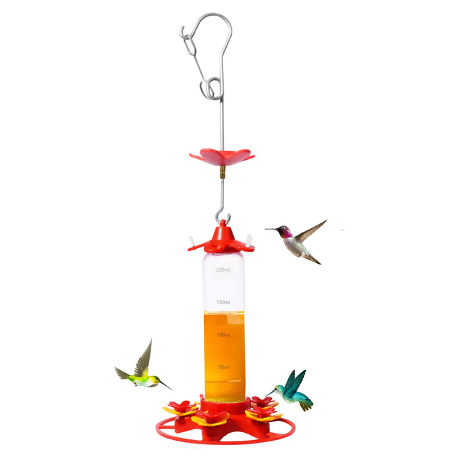 Bird Feeder Drinker Hanging Hummingbird Bird Feeder Anti-ants Leakproof Easy To Clean Outdoor Garden Decoration