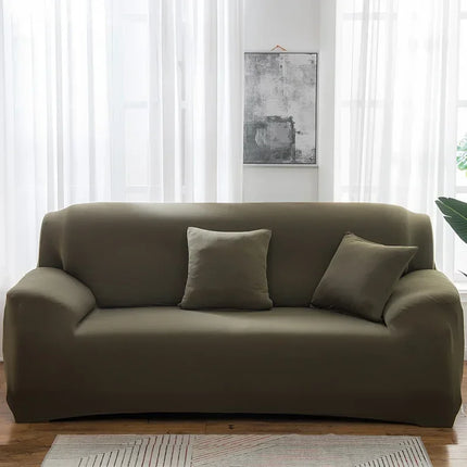 1/2/3/4 Seater Silk Cool Sofa Cover for Living Room L Shap Coner Couh Cover 2024 Spandex Extenble Sofa Protecter Unti Cat Dog