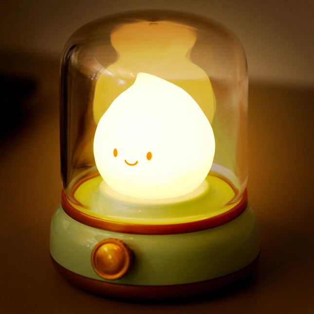 LED Flameless Candle Night Light Room Decoration Lights USB Table Lamp Dimmable Bedside Lamps Camping Light Halloween Xmas Gifts