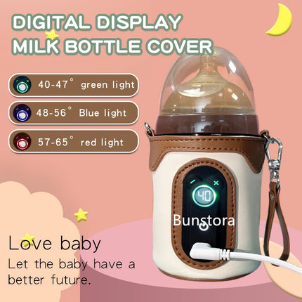 Universal Baby Bottle Warmer Water Formula Milk Warmer Baby Bag USB Nursing Bottle Heater Portable Thermal Bag for Travel