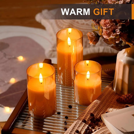 LED Electronic Candle Light Remote Control Candle Full Set For Home Christmas Wedding Decor