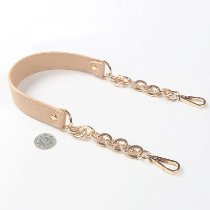 Lady Shoulder Bag Straps Replacement Handbag Chains PU Leather Bag Strap Long Belts Bags Handle Gold Silver Buckle Purse Straps