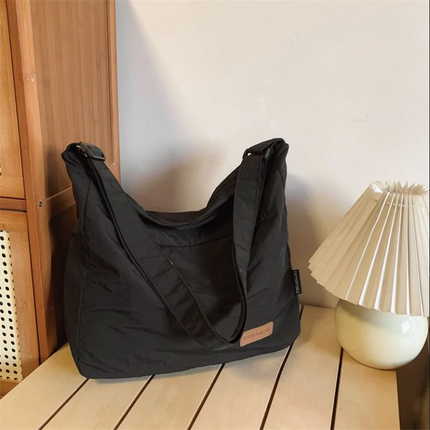 Crossbody bag for women ins trendy simple large capacity men and women backpack couple one shoulder versatile casual student sho