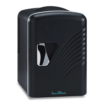 iceBlue Retro Mini Fridge 4L/6Can Dual-use Low Noise Refrigerator Warmer Cooler Makeup Skincare Portable Fridge for Home Car