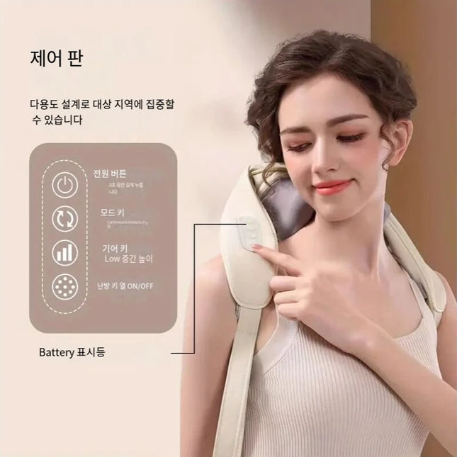 Shoulder-Neck Massager Back-Shoulder Massager Back-Shoulder Massager Cordless Massager Shoulder-Neck Massager Pillow-Neck Massager Back Muscle Pulls Cycle Full Body Massager