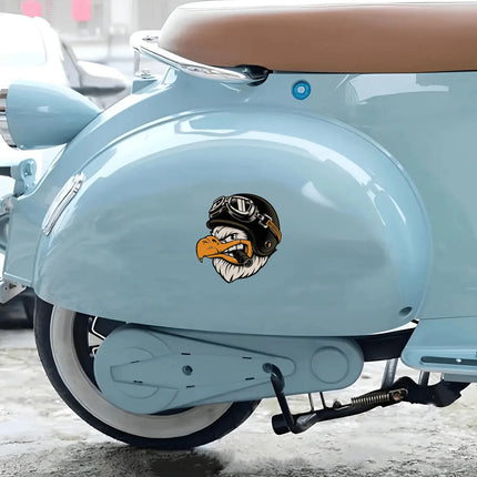 Hilarious Motorcycle Sticker - Roaring Eagle Design, Perfect For Any Vehicle, Including Cars! Get Ready To Blaze With This Smoke