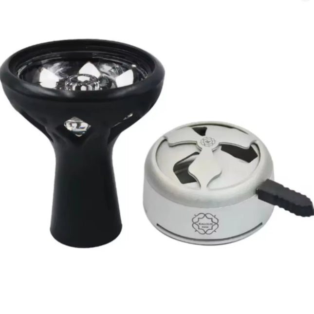Silicone Glass Tobacco Bowl for Shisha Hookah Charcoal Holder Chicha  Narguile Sheesha Accessories