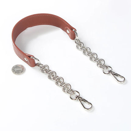 Lady Shoulder Bag Straps Replacement Handbag Chains PU Leather Bag Strap Long Belts Bags Handle Gold Silver Buckle Purse Straps