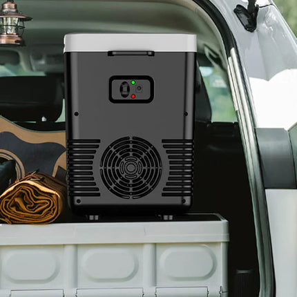 220V Home Refrigerator 12V Car Refrigerator Freezer Heater 10L Mini Auto Freezer Cooler & Warmer Electric Fridge Portable Icebox