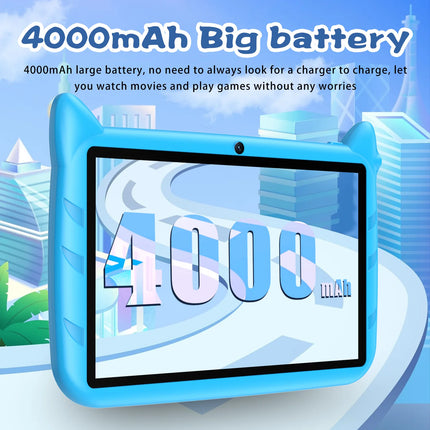 7 Inch  Android 13 Kid Tablet 4GB RAM 64GB ROM 1TB Expand WiFi 4000MAH Battery Dual Camera Children's Gift Kids Software Tablets