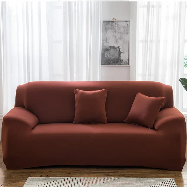 1/2/3/4 Seater Silk Cool Sofa Cover for Living Room L Shap Coner Couh Cover 2024 Spandex Extenble Sofa Protecter Unti Cat Dog