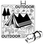 White Camping / 200cm*200cm