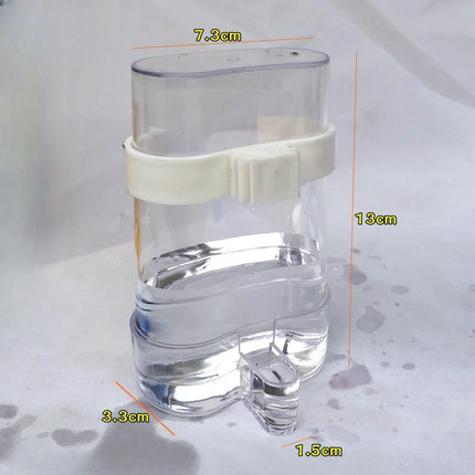 Bird Water Dispenser Bird Food Feeder Automatic Parakeet Bird Waterer Food Feeder Dispenser for Parrot Bird Cage Accessories