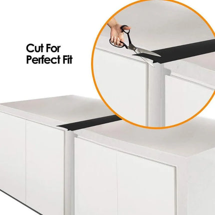 Silicone Stove Counter Gap Cover Set of 2 Silicone Kitchen Gap Filler Heat Resistant Silicone Stove Counter Gap Filler 21''/25''