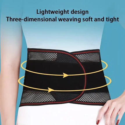 Lumbar Support Belt Anti-Skid Back Braces Waist Belt for Men Women Work Lower Back Pain Relief Spine Lumbar Support Belt